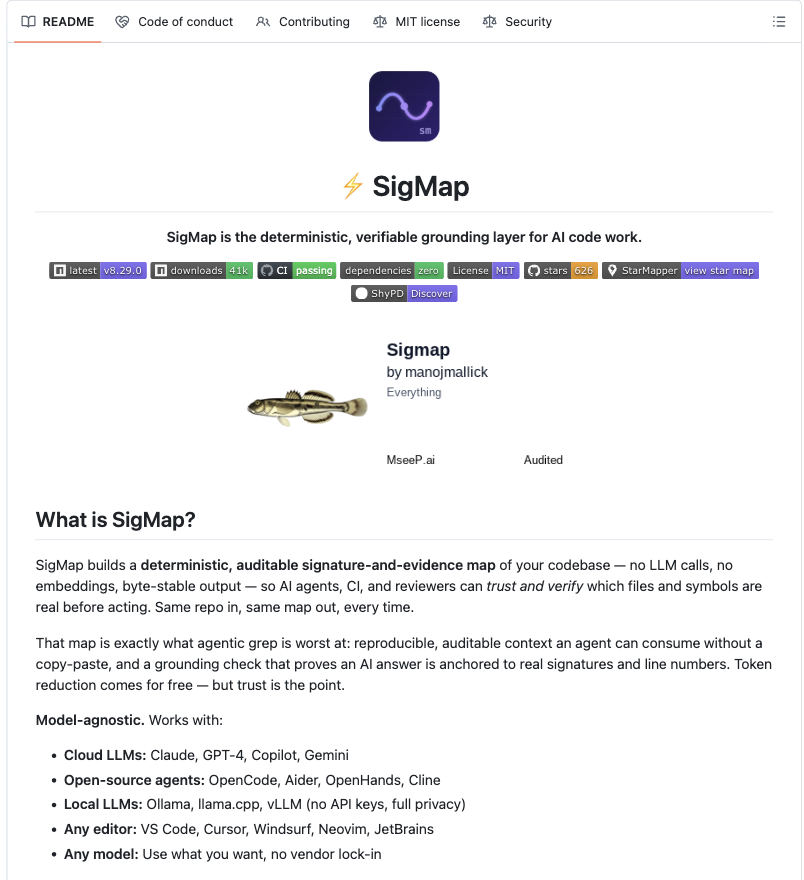SigMap makes code structure explicit — image from the original post